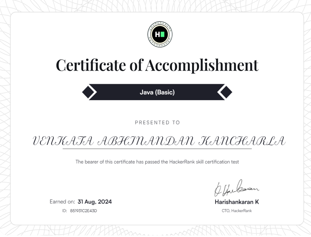 Certification 10